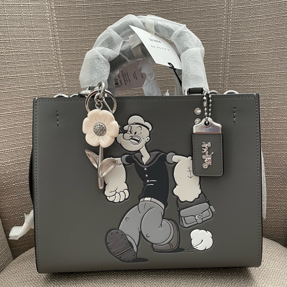 Coach X Popeye Rogue Bag 25 In Colour Grey Multi New with tag Style CY839